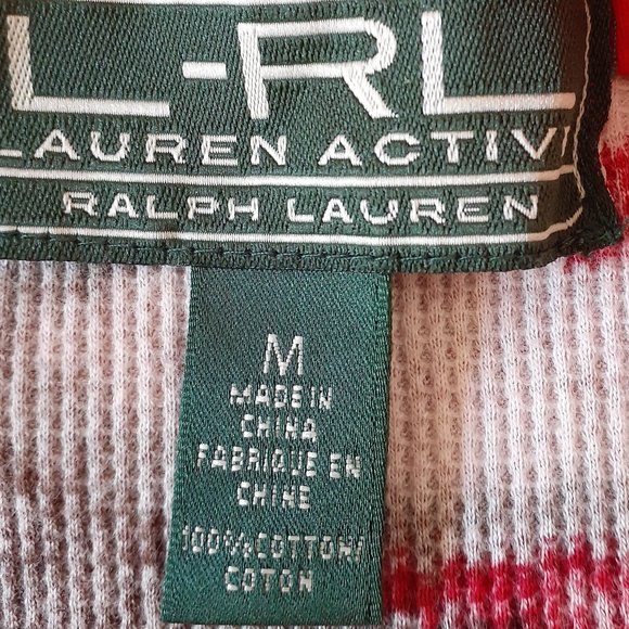 L-RL Ralph Lauren Active 3/4 Zip Top - Picture 10 of 16